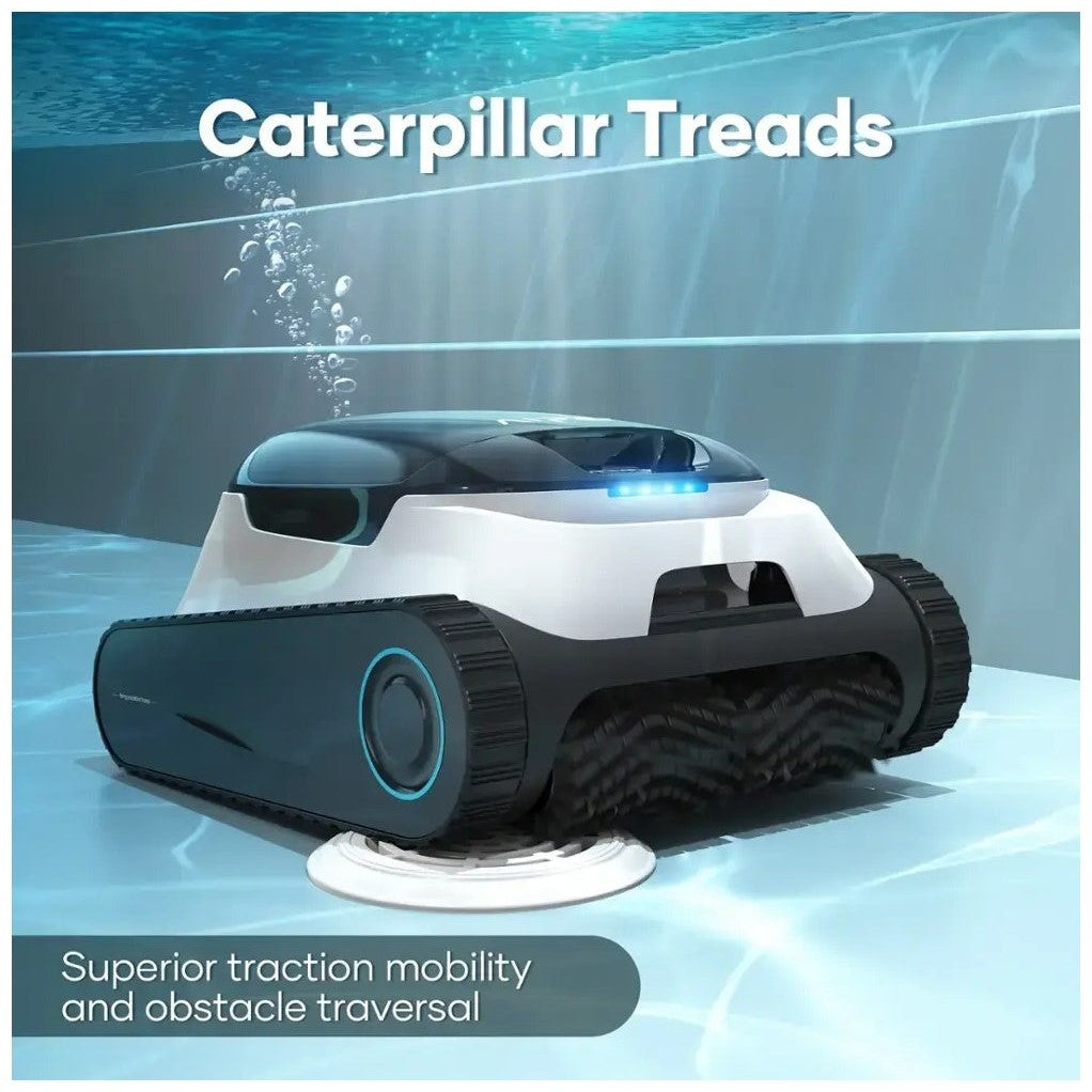 Aiper Scuba N1 Cordless Robotic Pool Cleaner – Automatic Vacuum for In-Ground Pools up to 1600 sq. ft., 150-Min Runtime – White