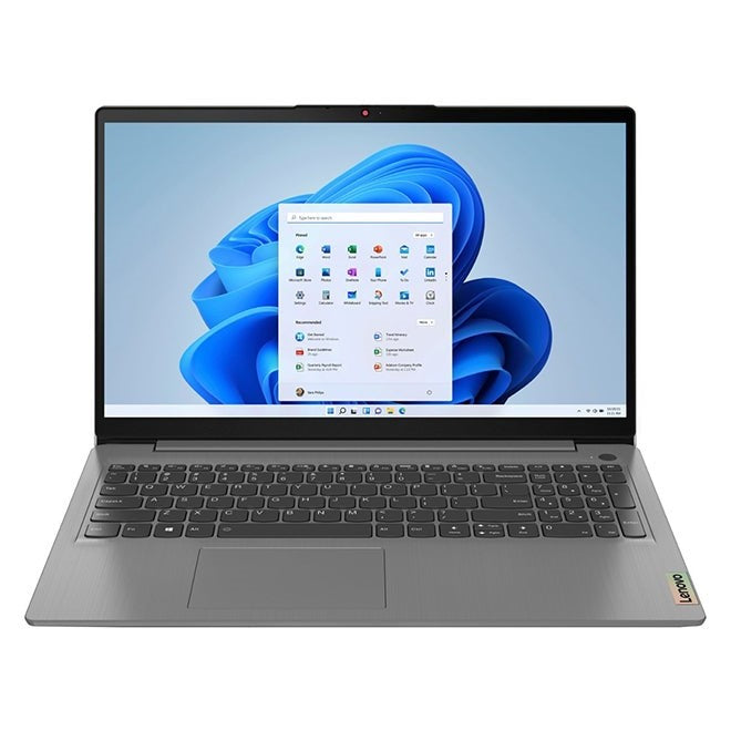 Lenovo IdeaPad 3i Laptop, 15.6" FHD Display, Intel Core i3-1115G4, 8GB RAM, 256GB SSD, Windows 11 Home – Arctic Grey