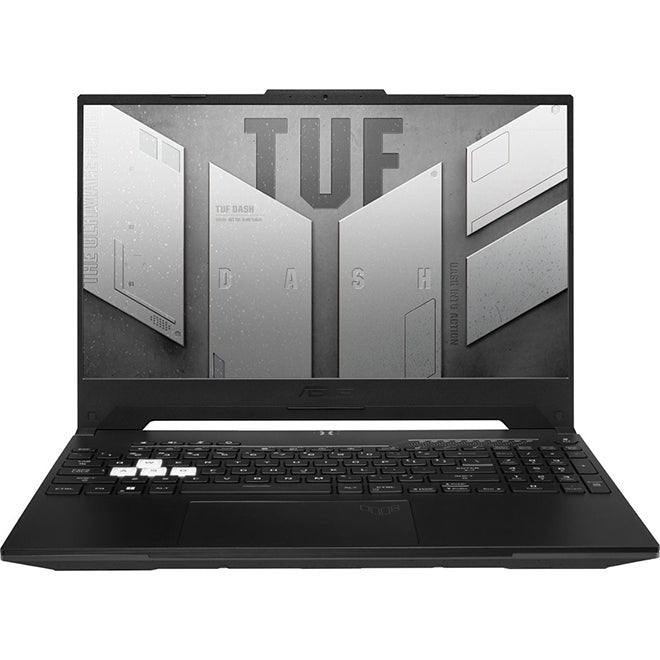 لابتوب الألعاب ASUS TUF Dash FX517ZR-F15.I73070 – شاشة 15.6 بوصة عالية الدقة بالكامل، i7، RTX 3070 – أسود مطفأ