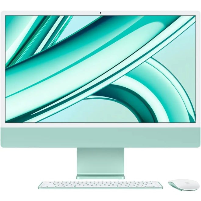 Apple iMac 24" AIO – M3 Chip, 8-Core CPU, 10-Core GPU, 8GB RAM, 256GB SSD – Green