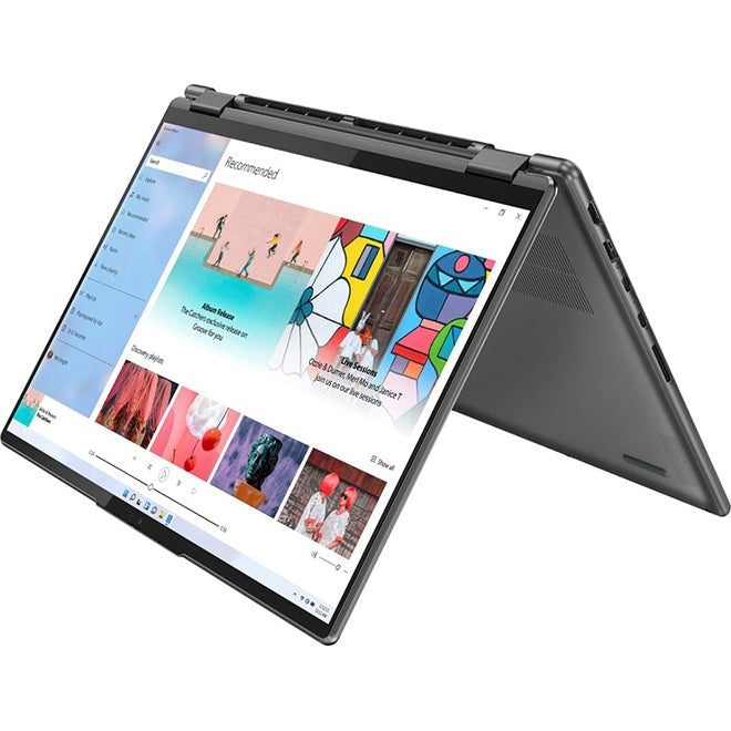 لابتوب لينوفو يوجا 7 بشاشة 16 بوصة – معالج Intel Core i5، ذاكرة وصول عشوائي 8 جيجابايت، قرص SSD سعة 256 جيجابايت – رمادي ستورم