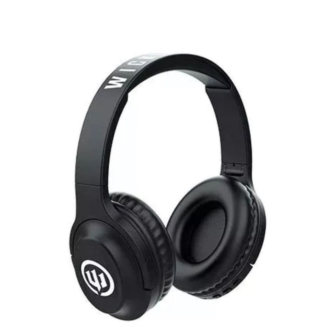 Wicked Audio Reverb BT – Wireless Bluetooth Headphones | Enhanced Bass, Foldable Design – Black