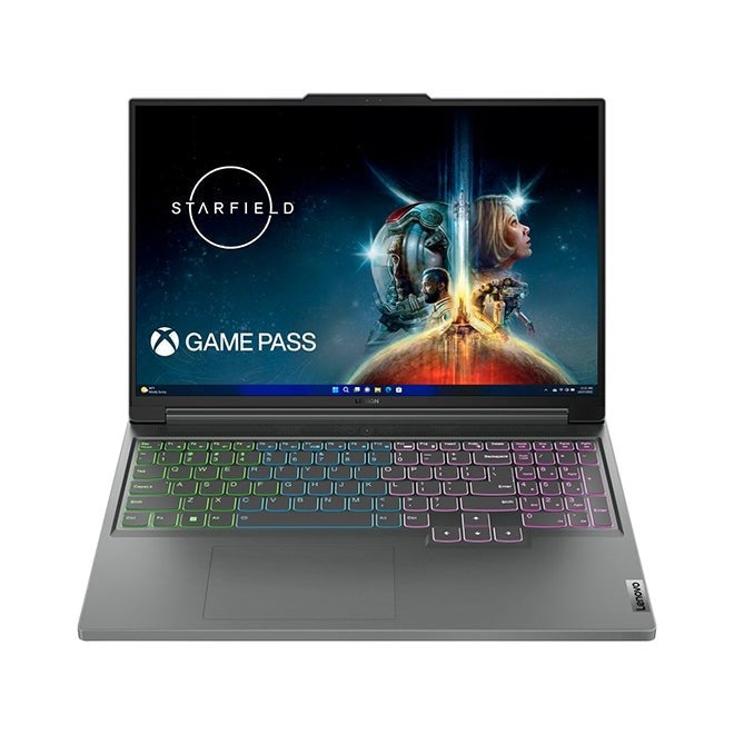 Lenovo Legion Slim 5 16" Gaming Laptop, Ryzen 5 7640HS, 16GB RAM, 512GB SSD, RTX 4060 8GB, WUXGA 144Hz, Windows 11 – Storm Grey