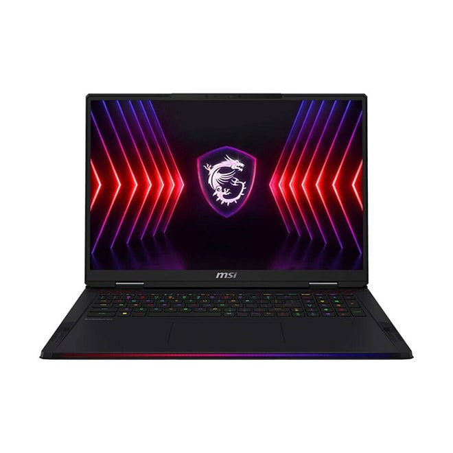 MSI Raider 18 HX – لابتوب ألعاب مقاس 18 بوصة QHD+ 240 هرتز | معالج Intel Core i9-14900HX، ذاكرة وصول عشوائي 32 جيجابايت، قرص SSD سعة 1 تيرابايت، بطاقة رسومات RTX 4080 (12 جيجابايت) – أسود