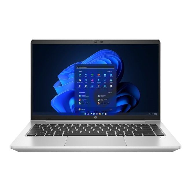 جهاز الكمبيوتر المحمول HP ProBook 445 G8 Wolf Pro Security Edition – شاشة 14 بوصة عالية الدقة | معالج Ryzen 5 5600U، ذاكرة وصول عشوائي (RAM) سعة 16 جيجابايت، محرك أقراص صلبة (SSD) سعة 512 جيجابايت، نظام التشغيل Windows 11 Pro – لون فضي بيكي ألمنيوم