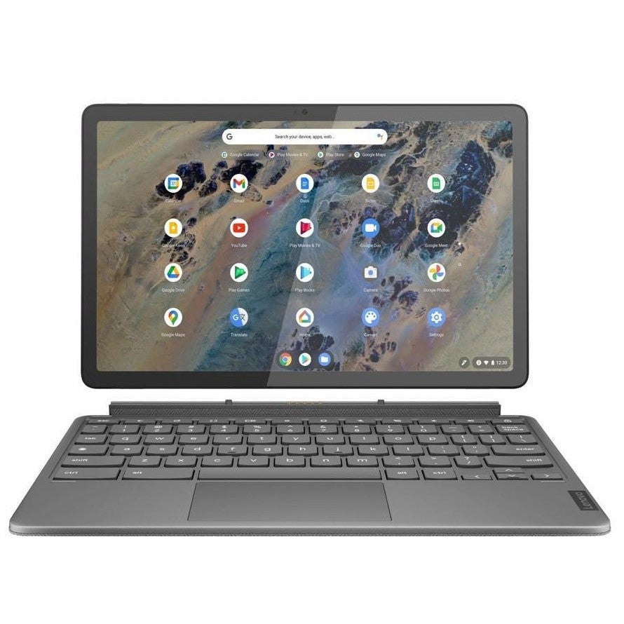 Lenovo Chromebook Duet 3 11" 2K Touch Laptop, Snapdragon 7c, 8GB RAM, 128GB eMMC, Chrome OS – Storm Grey