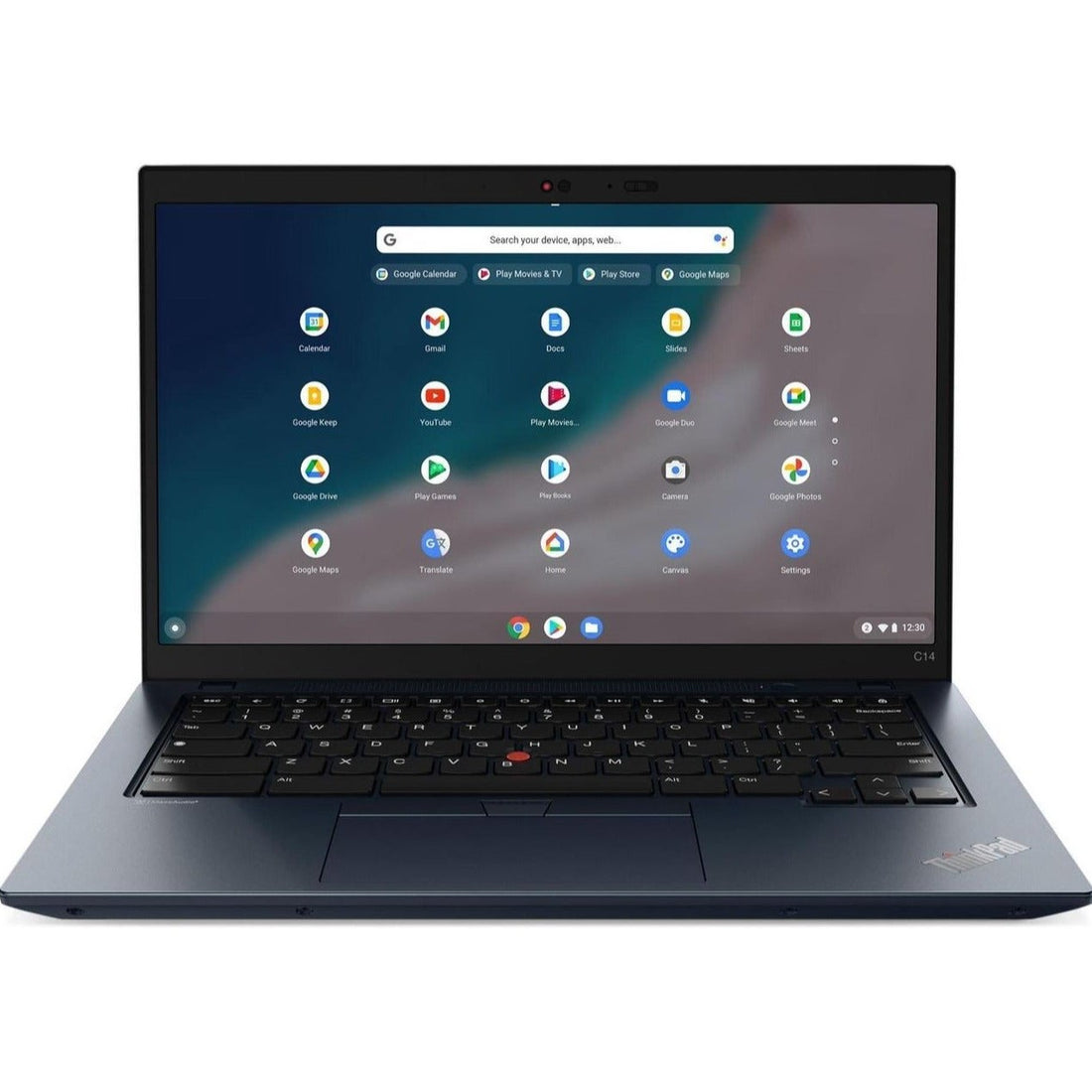 Lenovo ThinkPad C14 Chromebook 14" Touch FHD Laptop i5-1245U 8GB RAM 256GB SSD Chrome OS – Abyss Blue