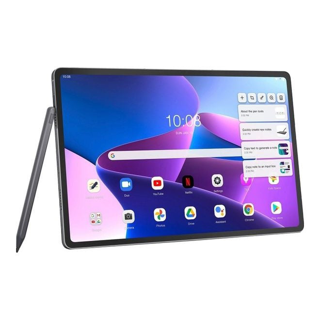 Lenovo Tab P12 Pro 12.6" AMOLED Tablet, Snapdragon 870, 8GB RAM, 256GB WiFi + Precision Pen – Storm Grey