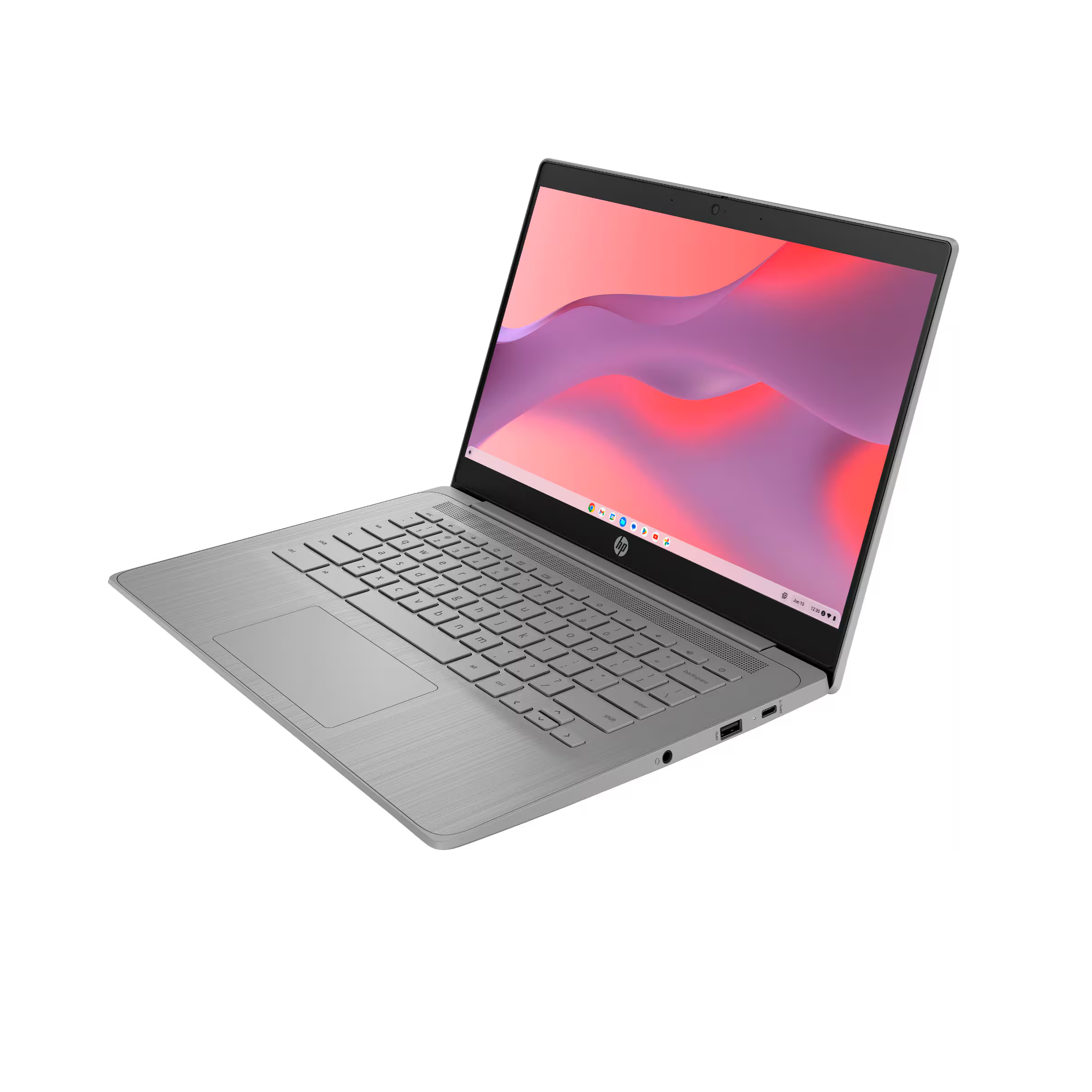 HP 14" Chromebook Laptop, Intel Celeron N4500, 4GB RAM, 64GB eMMC, Intel UHD Graphics, Chrome OS – Modern Grey