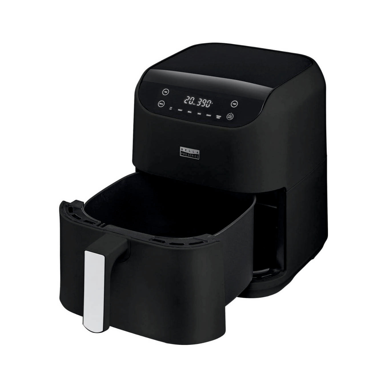 Bella Pro Series 6 Qt. 1500W Digital Air Fryer with Touchscreen – Black