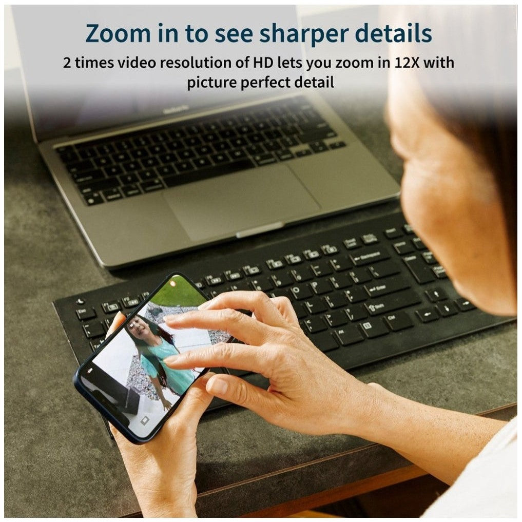 Arlo Ultra 2 Spotlight 3-Camera 4K Security System – Wireless, Indoor/Outdoor – White