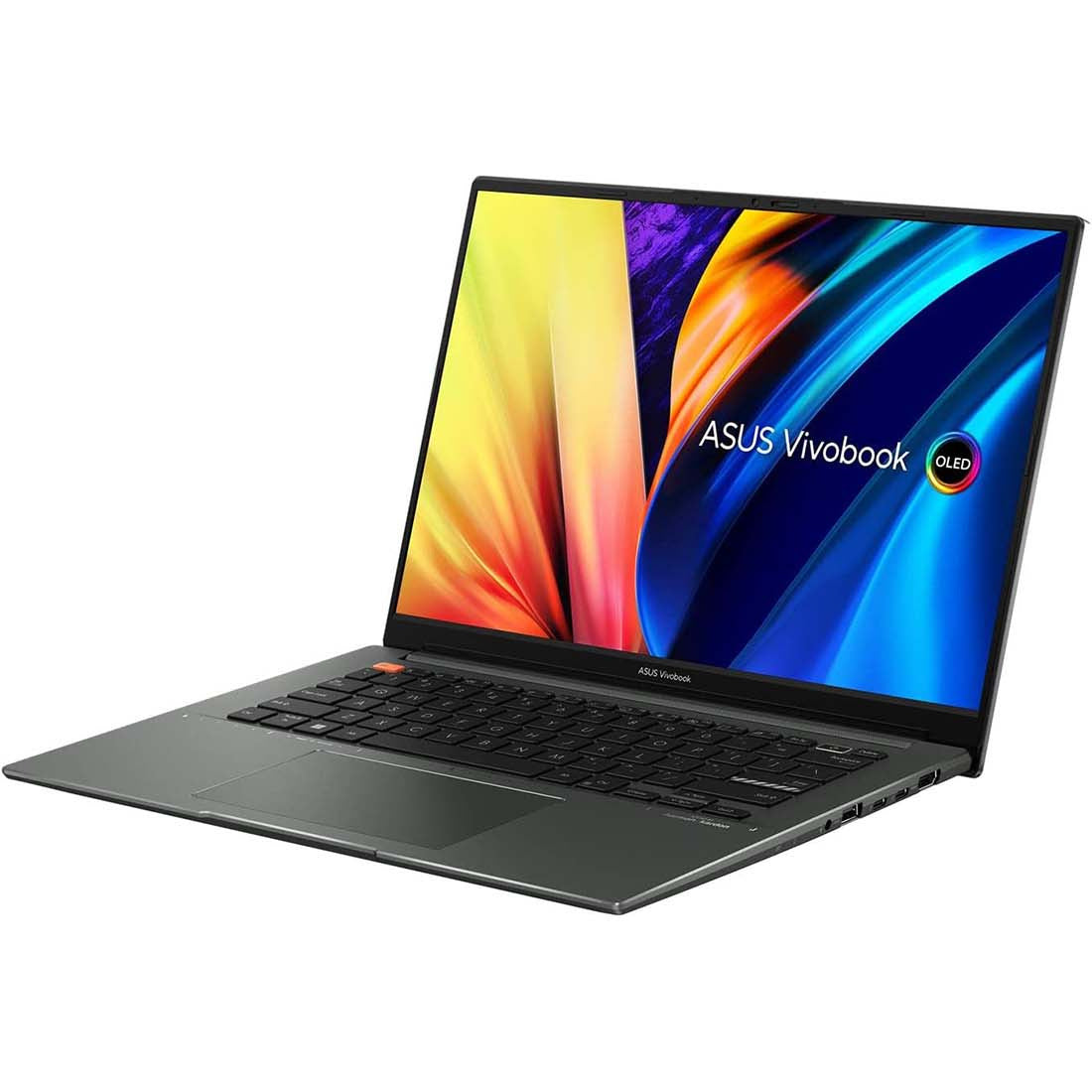 لابتوب ASUS VivoBook 14.5 بوصة بمنصة Intel Evo – معالج Core i7، ذاكرة وصول عشوائي 12 جيجابايت، قرص تخزين صلب 512 جيجابايت – أسود داكن