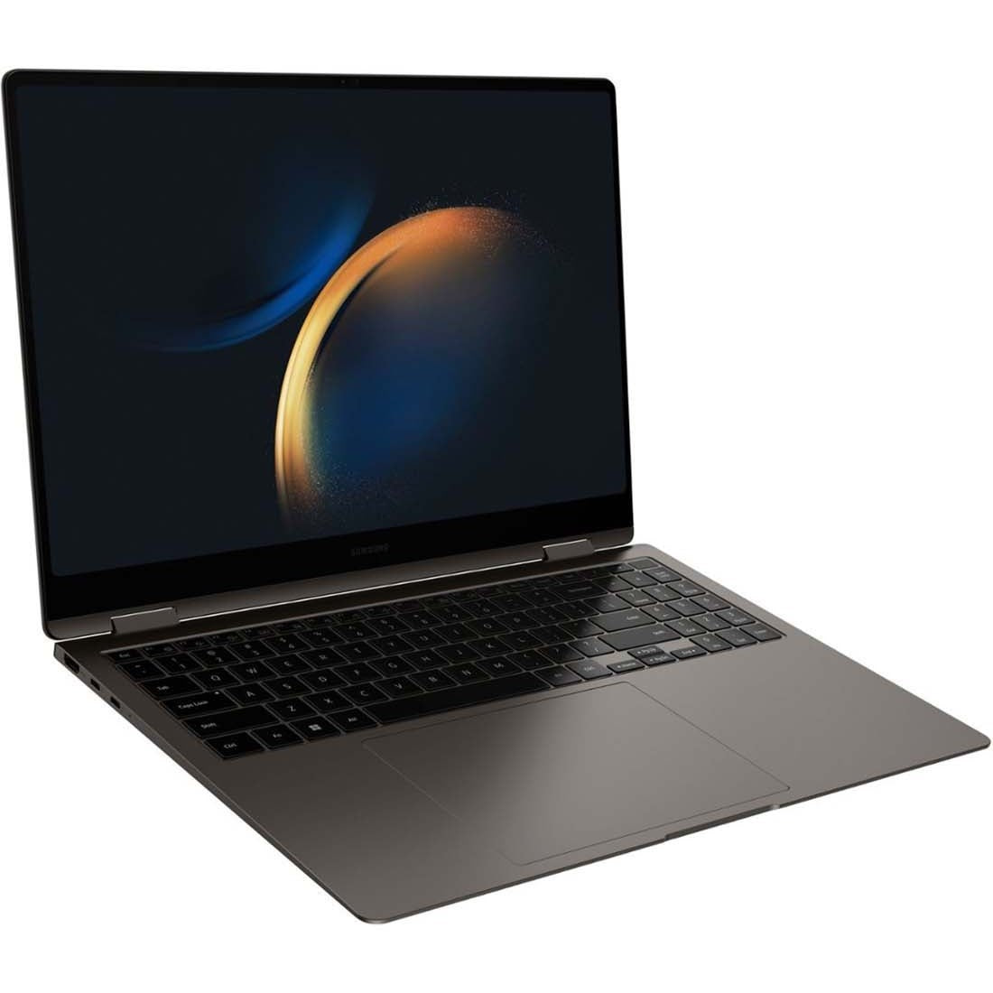 كمبيوتر محمول سامسونج جالكسي بوك 3 برو 360 2 في 1 بشاشة 16 بوصة، معالج Intel Core i7-1360P، ذاكرة وصول عشوائي 16 جيجابايت، قرص صلب 1 تيرابايت SSD، رسومات Intel Iris Xe، نظام تشغيل Windows 11 Home – جرافيت