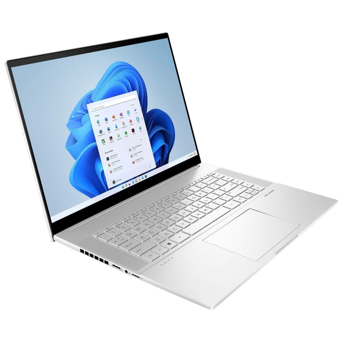 كمبيوتر محمول HP ENVY بشاشة لمس 16 بوصة، Intel Core i7-13700H، ذاكرة وصول عشوائي 32 جيجابايت، SSD سعة 2 تيرابايت، NVIDIA RTX 4060 (8 جيجابايت)، Windows 11 Home – فضي