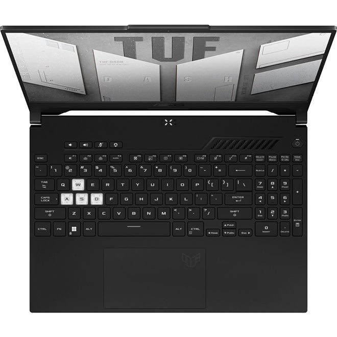 لابتوب الألعاب ASUS TUF Dash FX517ZR-F15.I73070 – شاشة 15.6 بوصة عالية الدقة بالكامل، i7، RTX 3070 – أسود مطفأ