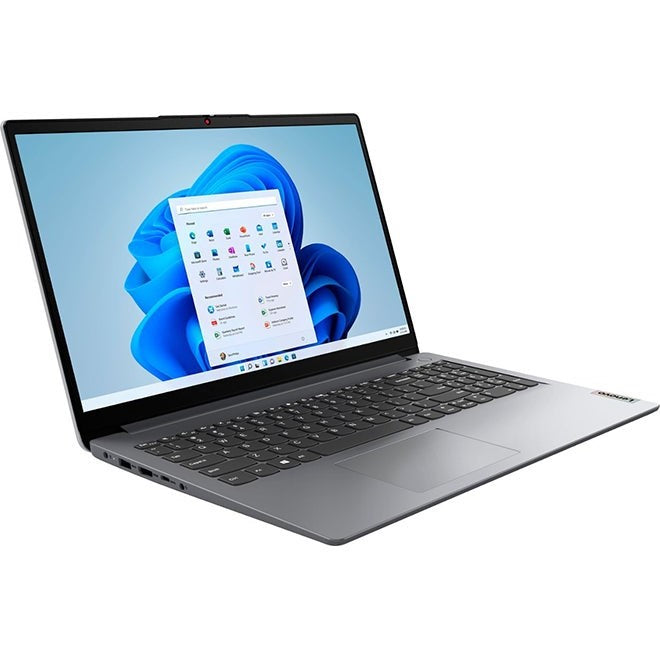 Lenovo Ideapad 1 15.6" Laptop, AMD Athlon 3050U, 4GB RAM, 128GB eMMC, Windows 11 Home – Cloud Grey