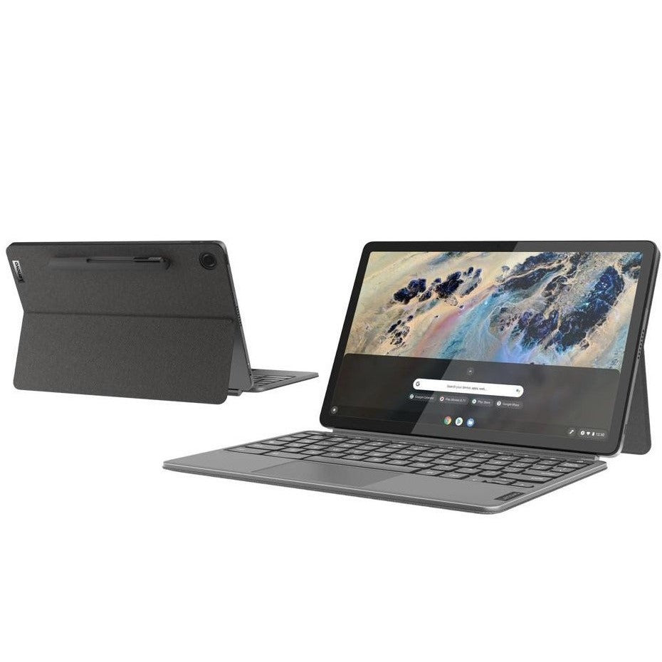 Lenovo Chromebook Duet 3 11" 2K Touch Laptop, Snapdragon 7c, 8GB RAM, 128GB eMMC, Chrome OS – Storm Grey