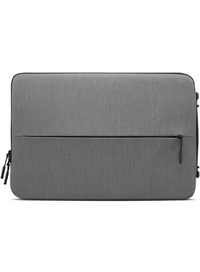Lenovo Urban Laptop Sleeve 14" – Charcoal Grey | Water-Resistant Polyester, Rubber Corner Bumpers, Zippered Accessory Pocket (GX40Z50941)