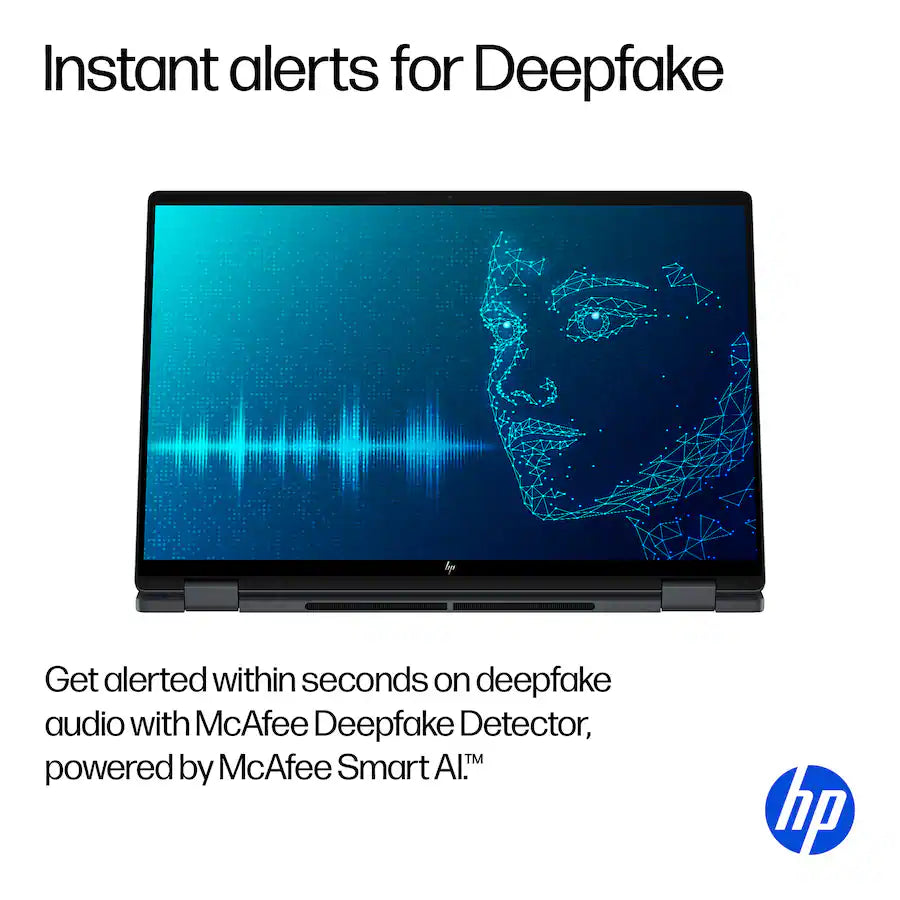 HP - OmniBook X Flip - Copilot+ PC - 16" 3K OLED Touch-Screen Laptop - Intel Core Ultra 9 288V 2024 - 32GB Memory - 2TB SSD - Eclipse Gray