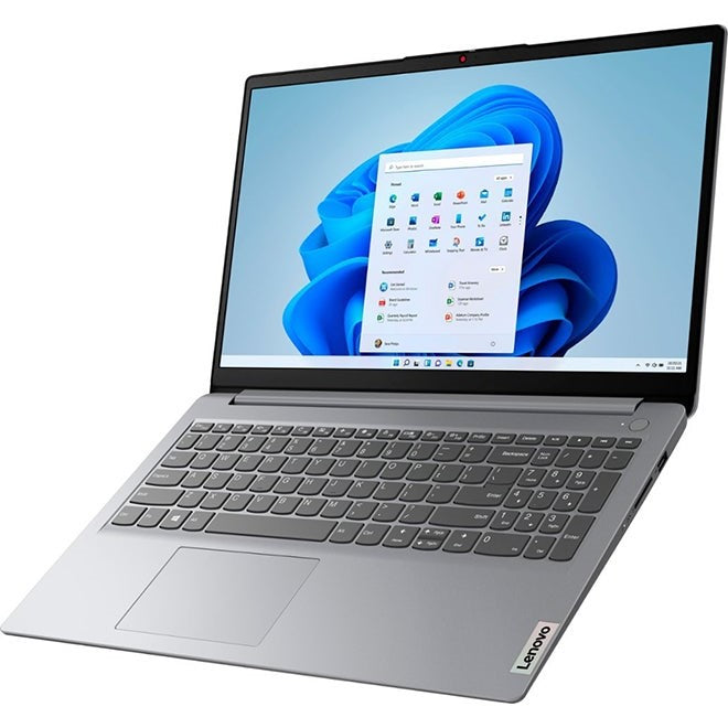 Lenovo Ideapad 1 15.6" Laptop, AMD Athlon 3050U, 4GB RAM, 128GB eMMC, Windows 11 Home – Cloud Grey