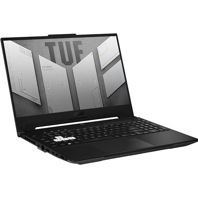 لابتوب الألعاب ASUS TUF Dash FX517ZR-F15.I73070 – شاشة 15.6 بوصة عالية الدقة بالكامل، i7، RTX 3070 – أسود مطفأ