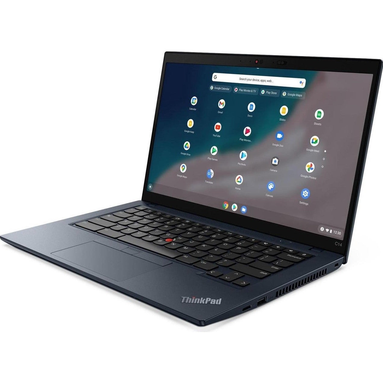 Lenovo ThinkPad C14 Chromebook 14" Touch FHD Laptop i5-1245U 8GB RAM 256GB SSD Chrome OS – Abyss Blue