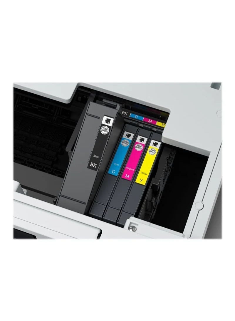 طابعة Epson WorkForce Pro WF-C4810 المتكاملة نافثة للحبر بالألوان – طباعة، مسح ضوئي، نسخ، فاكس | 25 صفحة في الدقيقة، درجين سعة 250 ورقة، Wi-Fi، إيثرنت، شاشة تعمل باللمس