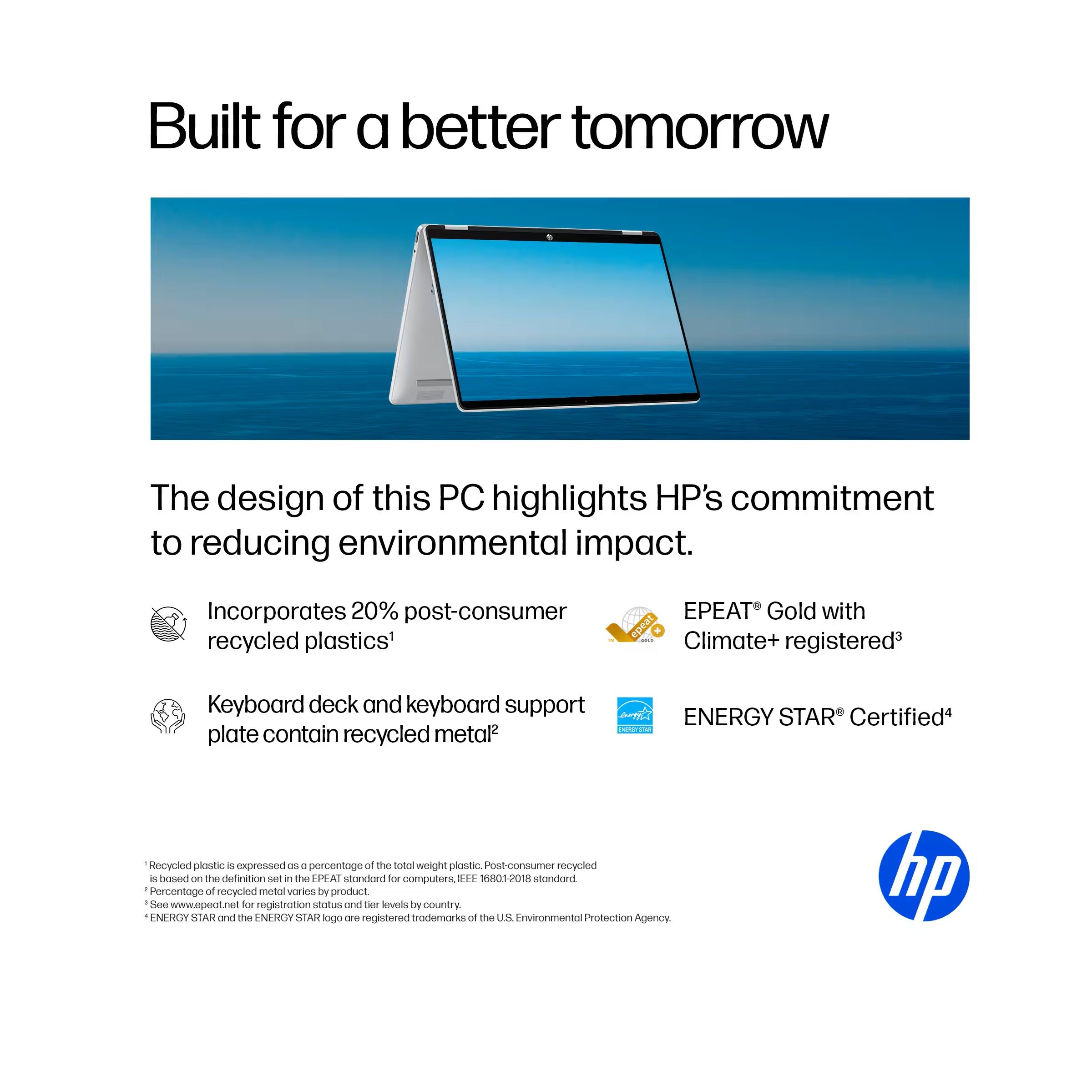 HP OmniBook 5 Flip 2-in-1 Laptop With 14-Inch 2K Touch-Screen Display, Intel Core 5 Processor/8GB RAM/512GB SSD/Intel Arc Graphics/Windows 11 Home English Glacier Silver