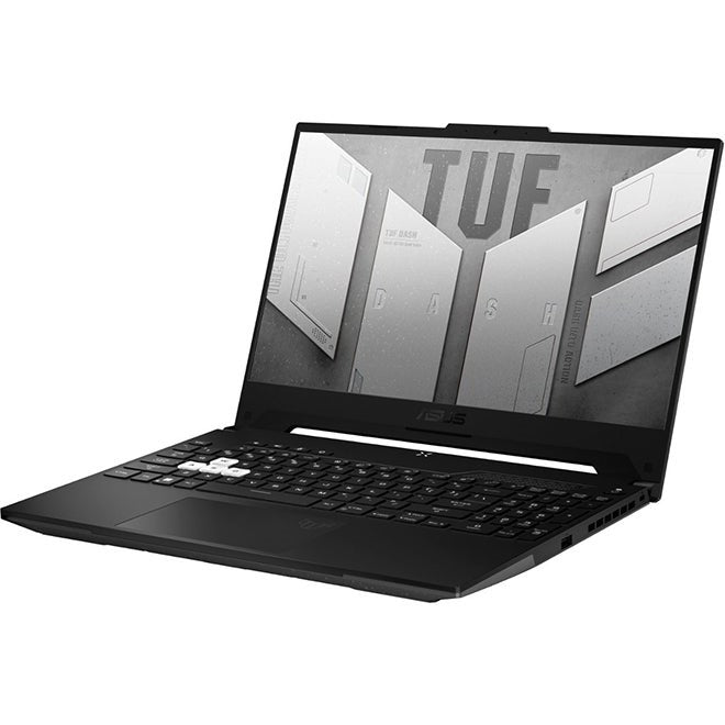 لابتوب الألعاب ASUS TUF Dash FX517ZR-F15.I73070 – شاشة 15.6 بوصة عالية الدقة بالكامل، i7، RTX 3070 – أسود مطفأ