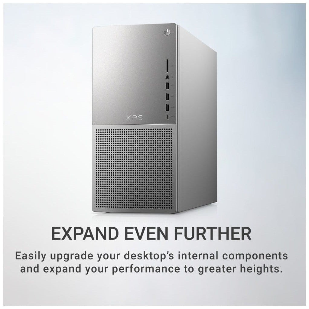 XPS Tower PC – Intel Core i7-14700, 64GB RAM, 2TB SSD, RTX 4060 Ti (8GB) – Platinum