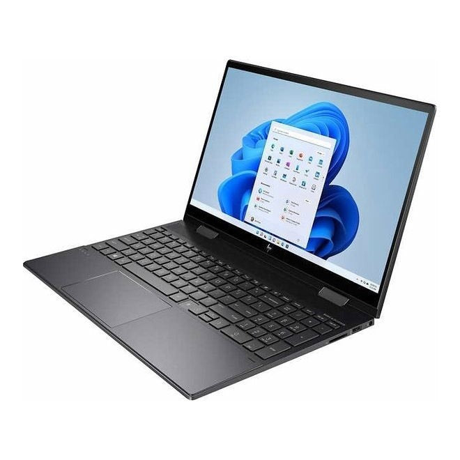 كمبيوتر محمول HP Envy x360 بشاشة 15.6 بوصة عالية الدقة بالكامل - Ryzen 7، وذاكرة وصول عشوائي (RAM) سعة 12 جيجابايت، ومحرك أقراص ذو حالة صلبة (SSD) سعة 512 جيجابايت - رمادي