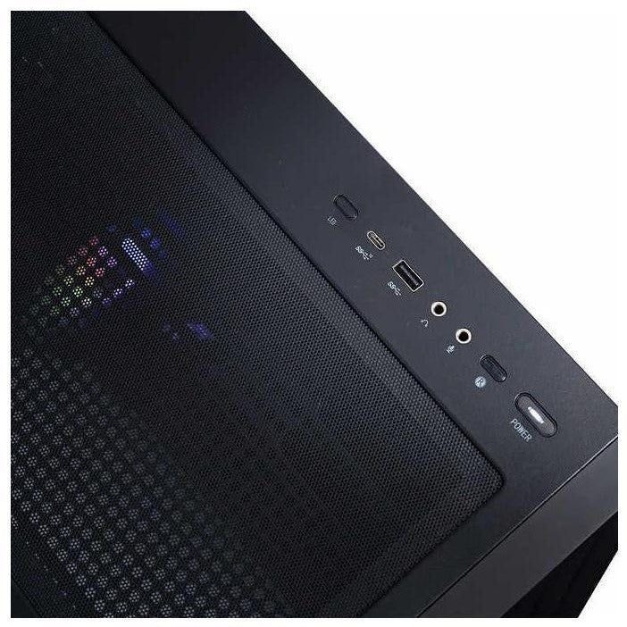 كمبيوتر ألعاب أجيوس R2 عالي الأداء، معالج Intel Core i9-14900F، ذاكرة وصول عشوائي (RAM) سعة 32 جيجابايت، قرص تخزين SSD سعة 2 تيرابايت، بطاقة رسوميات NVIDIA RTX 4070 سعة 12 جيجابايت، ويندوز 11 هوم – أسود