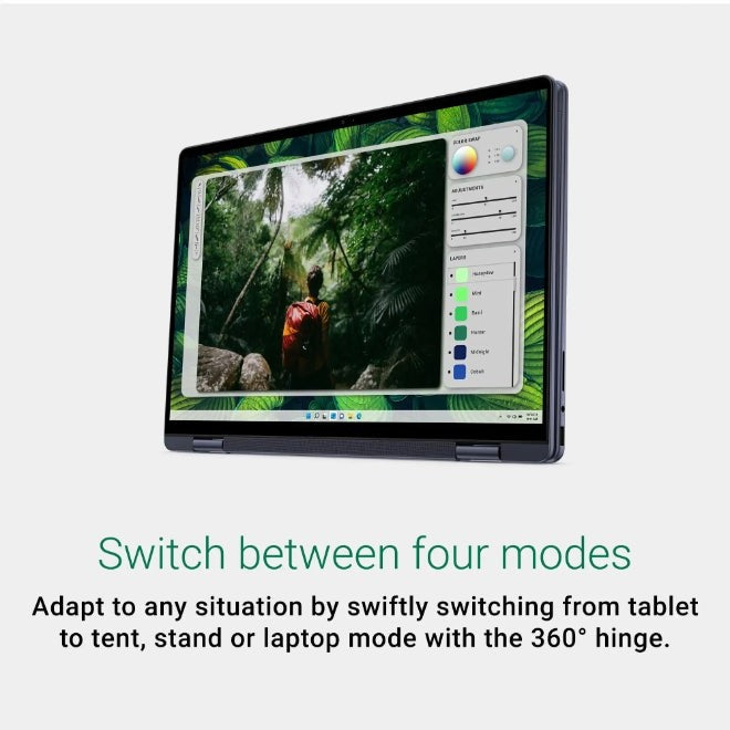 Dell Inspiron 2-in-1 Laptop 16-Inch Touchscreen, Core Ultra 7 155H, 32GB RAM, 1TB SSD, Intel Arc Graphics – Midnight Blue