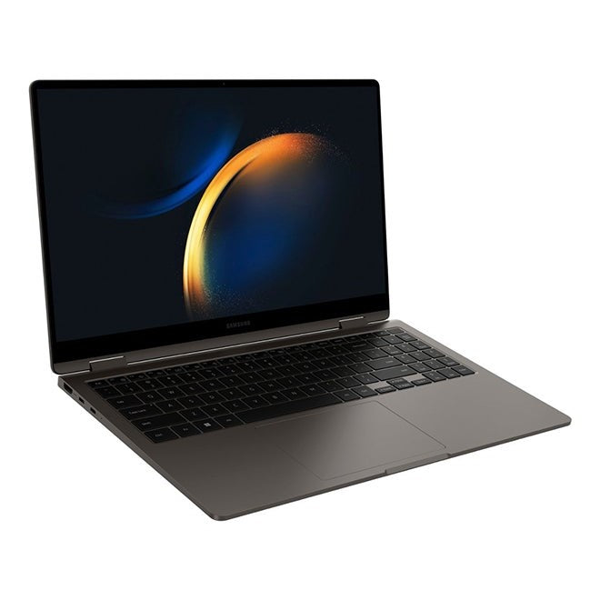جهاز الكمبيوتر المحمول سامسونج جالكسي بوك 3 بشاشة 15.6 بوصة، معالج Intel Core i7-1360P، ذاكرة وصول عشوائي 16 جيجابايت، قرص صلب 1 تيرابايت SSD، بطاقة رسومات Intel Iris Xe Graphics، ويندوز 11 هوم – جرافيت