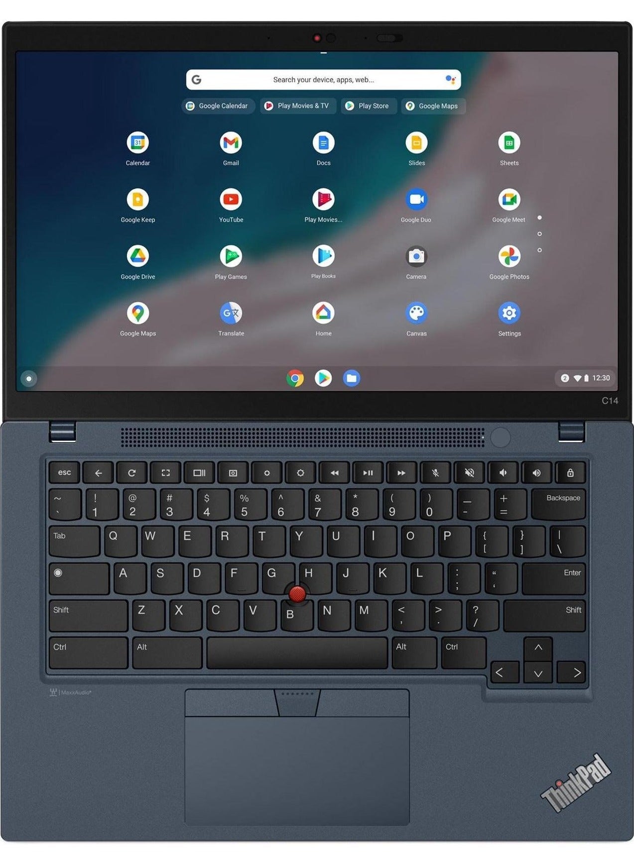 Lenovo ThinkPad C14 Chromebook 14" Touch FHD Laptop i5-1245U 8GB RAM 256GB SSD Chrome OS – Abyss Blue