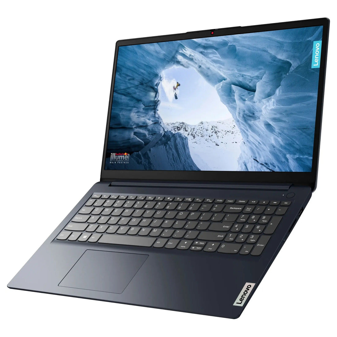 Lenovo IdeaPad 1 Laptop, 15.6" FHD Touch Display, AMD Ryzen 5 7520U, 8GB RAM, 256GB SSD, Windows 11 Home – Abyss Blue