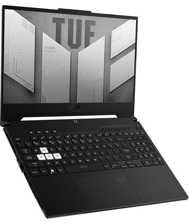 لابتوب الألعاب ASUS TUF Dash FX517ZR-F15.I73070 – شاشة 15.6 بوصة عالية الدقة بالكامل، i7، RTX 3070 – أسود مطفأ