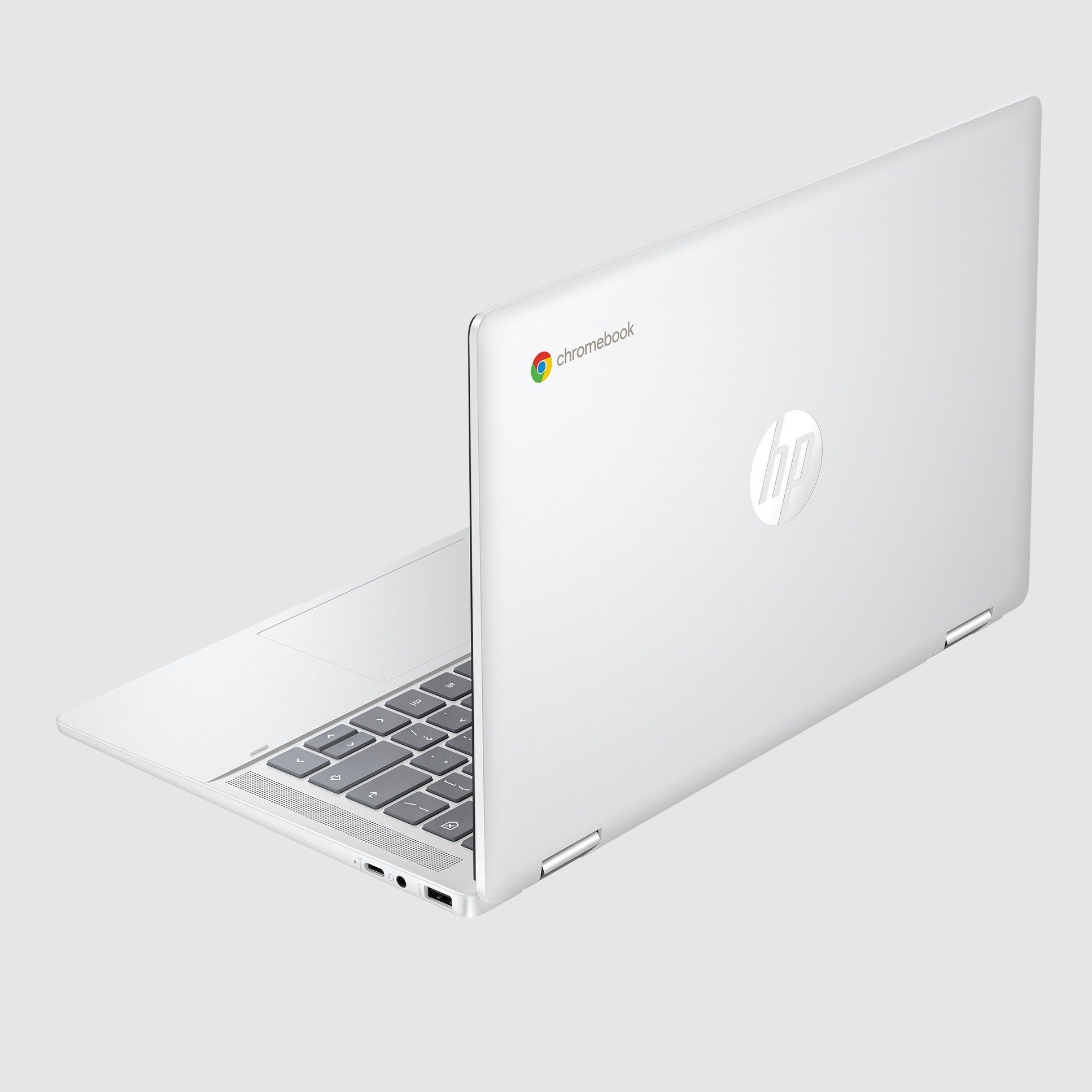 HP X360 2-in-1 Chromebook Laptop, 14" FHD Touch Display, Intel Celeron N200, 8GB RAM, 128GB UFS, Chrome OS – Silver