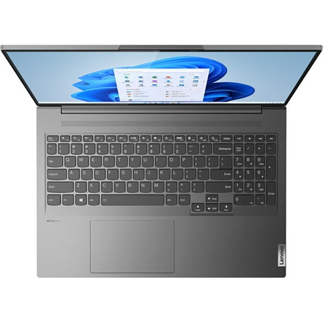 لابتوب لينوفو سليم 7 مقاس 16 بوصة – Core i7-12700H، 16 جيجابايت رام، 1 تيرابايت SSD، Intel Arc A370M – رمادي عاصفي