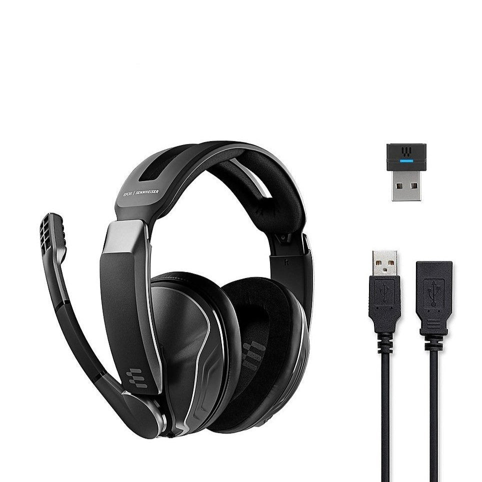 EPOS GSP 370 Wireless Gaming Headset – Black | Compatible with PC, PS5, PS4, Mac
