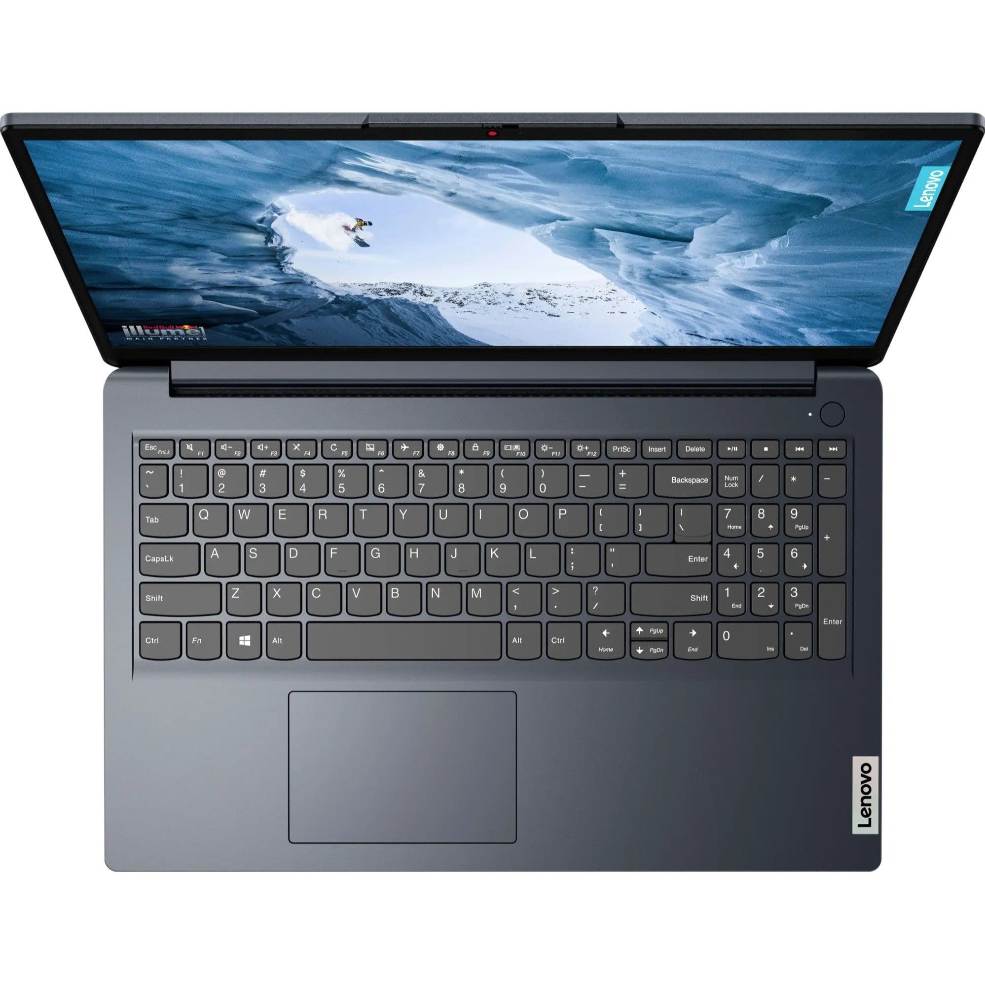 Lenovo IdeaPad 1 Laptop, 15.6" FHD Touch Display, AMD Ryzen 5 7520U, 8GB RAM, 256GB SSD, Windows 11 Home – Abyss Blue
