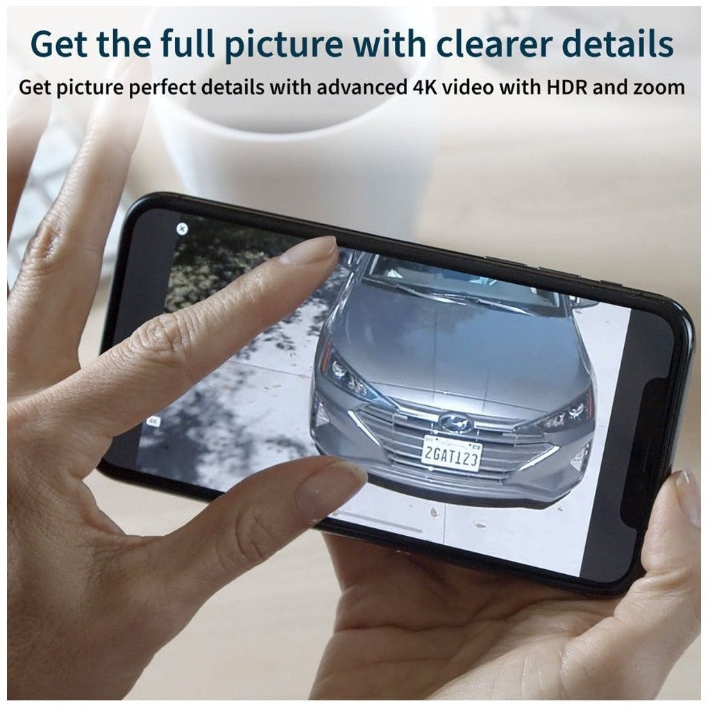 Arlo Ultra 2 Spotlight 3-Camera 4K Security System – Wireless, Indoor/Outdoor – White