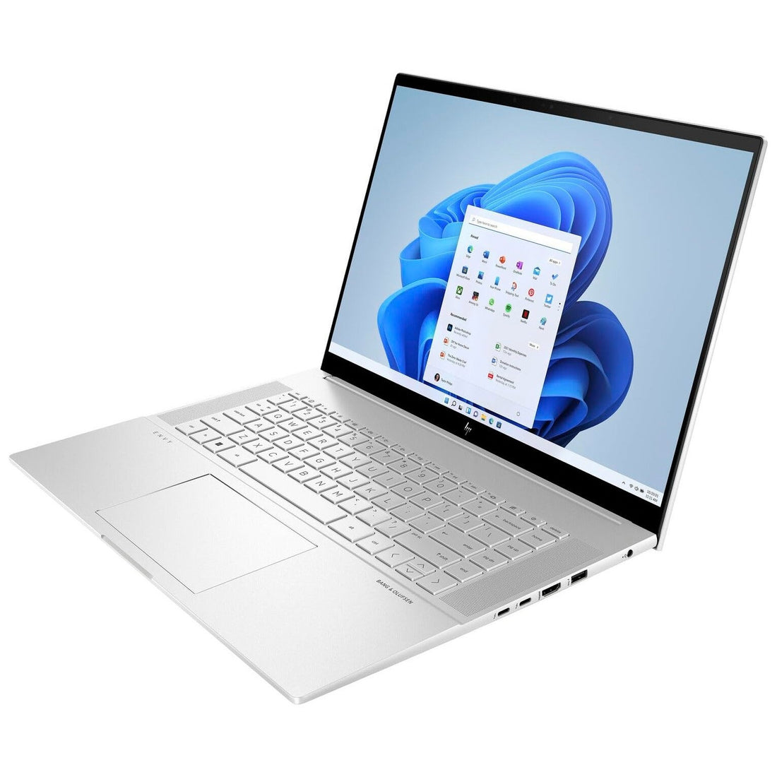 كمبيوتر محمول HP ENVY بشاشة لمس 16 بوصة، Intel Core i7-13700H، ذاكرة وصول عشوائي 32 جيجابايت، SSD سعة 2 تيرابايت، NVIDIA RTX 4060 (8 جيجابايت)، Windows 11 Home – فضي