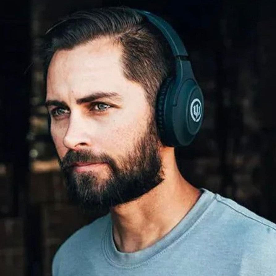 Wicked Audio Reverb BT – Wireless Bluetooth Headphones | Enhanced Bass, Foldable Design – Black