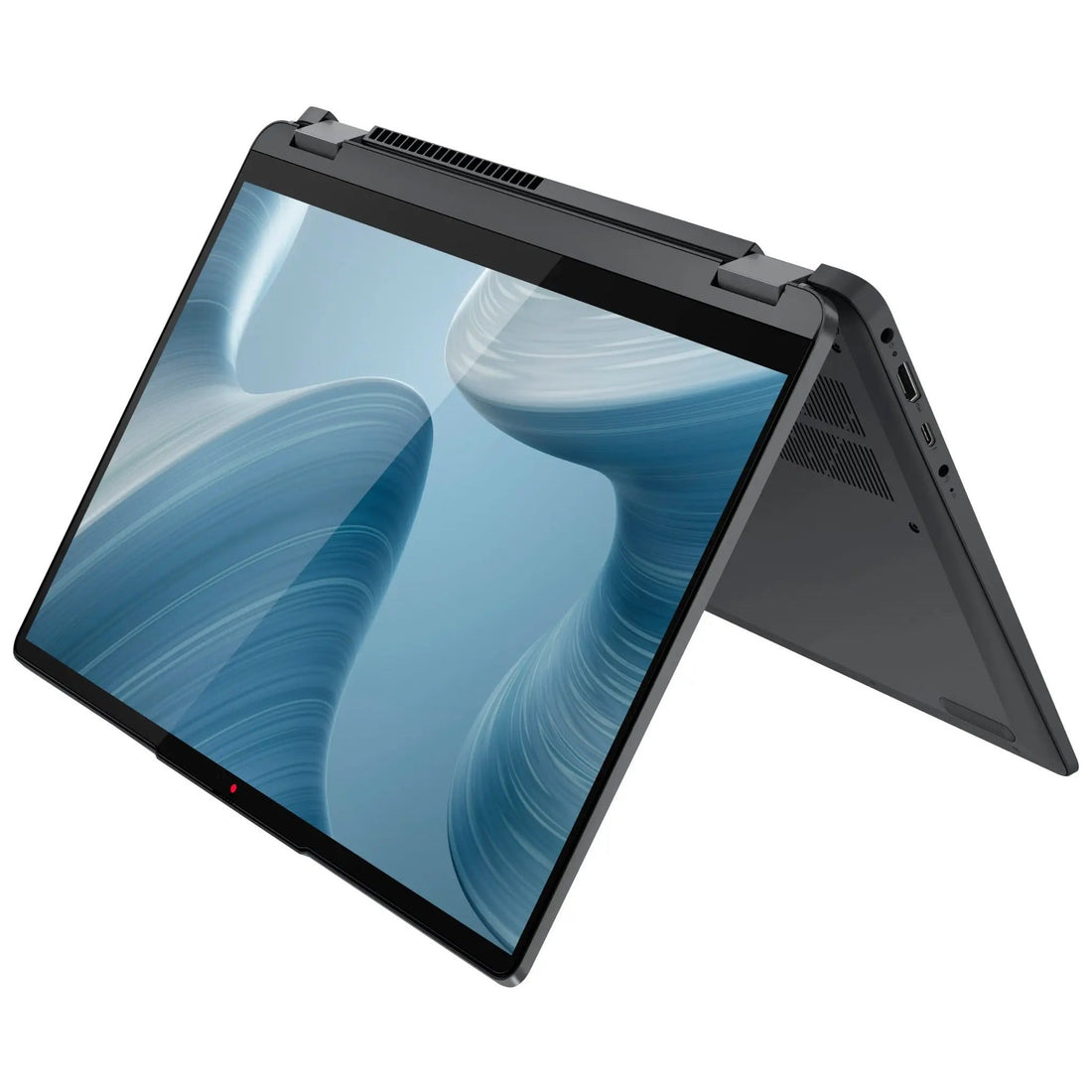كمبيوتر محمول لينوفو فليكس 5i 2 في 1، شاشة لمس 14 بوصة عالية الدقة بالكامل (+FHD)، معالج Intel Core i5-1235U، ذاكرة وصول عشوائي 8 جيجابايت، قرص صلب 512 جيجابايت، ويندوز 11 هوم – رمادي ستورم