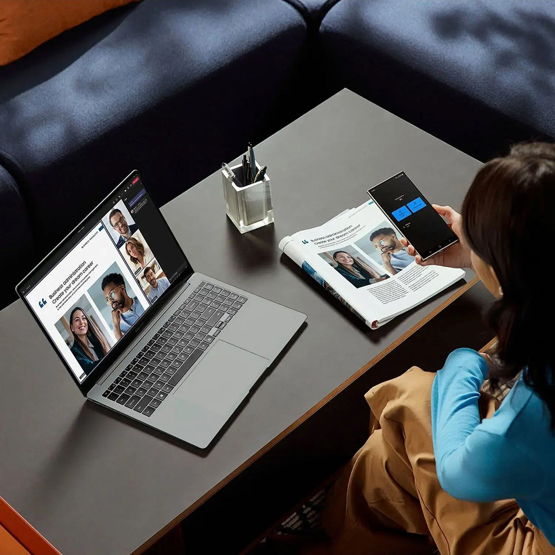 Samsung Galaxy Book4 Pro 16-Inch AMOLED Touch Laptop, Core Ultra 7-155H, 32GB RAM, 1TB SSD, Intel Iris Xe – Grey