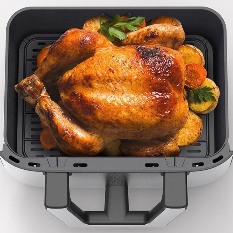 Bella Pro Series 9-Qt Digital Air Fryer with Dual Flex Basket, 1800W – Stainless Steel