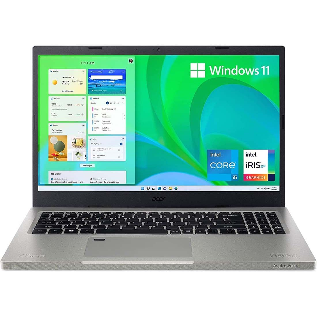 Acer Aspire Vero – 14" FHD Laptop | Intel Core i5 (12th Gen), 16GB RAM, 512GB SSD – Walnut