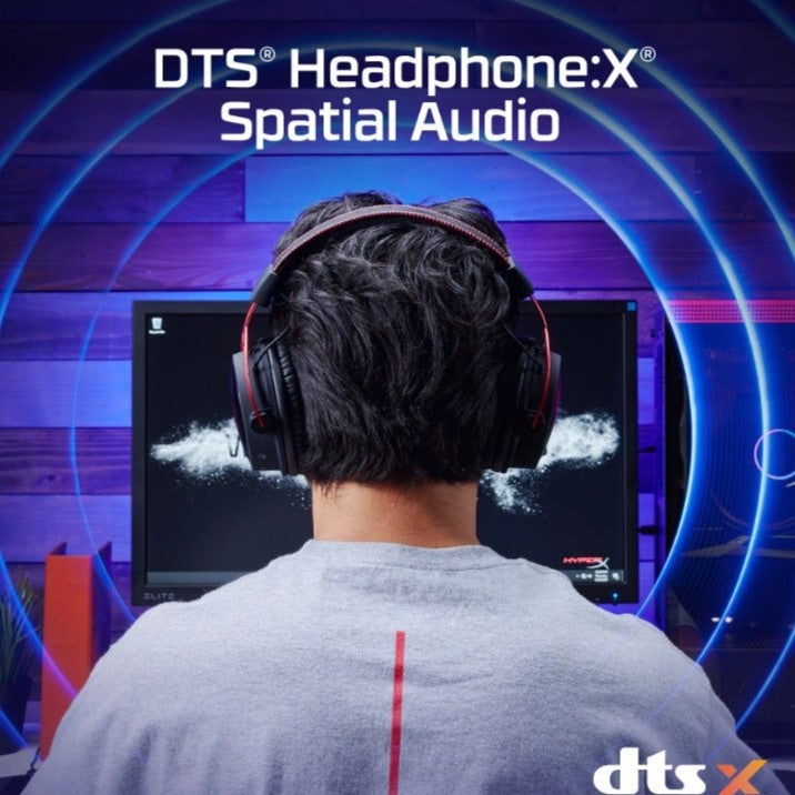 سماعة رأس الألعاب HyperX Cloud Alpha + ميكروفون QuadCast USB - أسود/أحمر