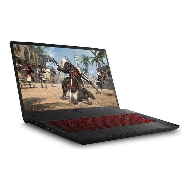 MSI GF75 Thin Gaming Laptop, 17.3" FHD 144Hz Display, 10th Gen Intel Core i5-10300H, 8GB RAM, 512GB SSD, GTX 1650 Ti 4GB, Windows 10 Home – Aluminum Black